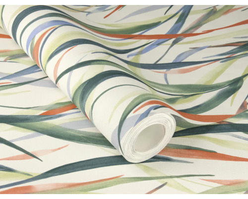 Tapetenrolle mit Blattmuster