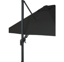 Parasol avec mécanisme à manivelle pour une utilisation facile