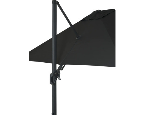 Parasol avec mécanisme à manivelle pour une utilisation facile