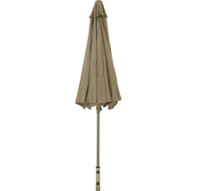 Parasol de jardin fermé avec mât