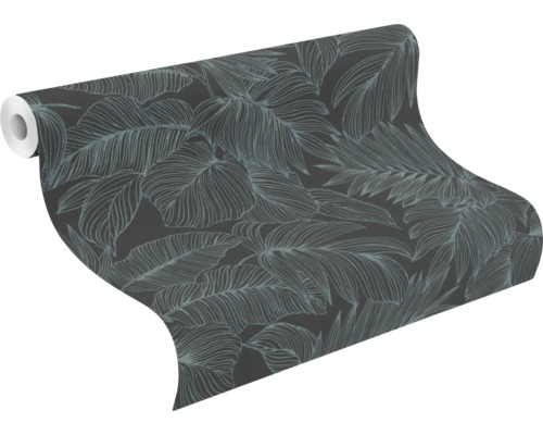 Rouleau de papier peint avec motif de feuilles