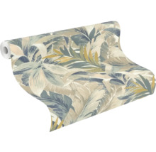 Tapetenrolle mit tropischem Blätterdesign