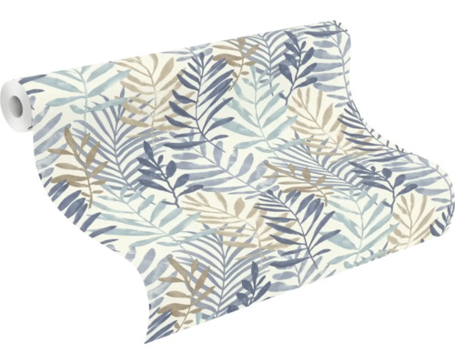 Rouleau de papier peint avec motif de feuilles