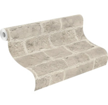 Papier peint intissé 865721 Symphony pierres beige