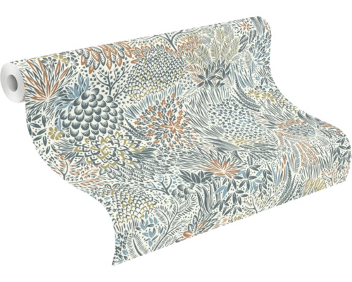 Rolle Papiertapete mit Pflanzenmuster