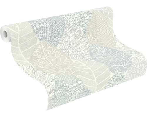 Rouleau de papier peint motif feuilles