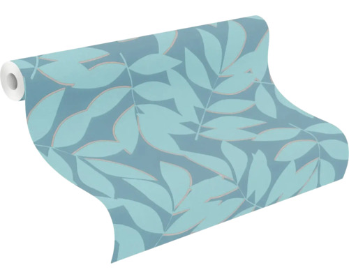 Rouleau de papier peint à motif de feuilles