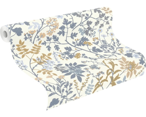 Tapetenrolle mit floralem Muster