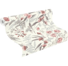 Rouleau de papier peint à motif floral
