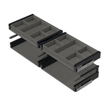 Jungborn Waschtischunterschrank TRENTA BxHxT 116,7 x 64,6 x 44,5 cm Frontfarbe eiche holzdekor TRE DESK 120D 4Z S 70