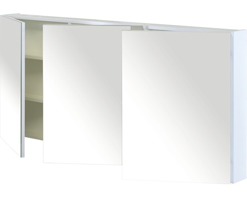 Armoire de toilette avec trois portes et étagères