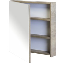 Armoire de toilette Sanox 60 x 13 x 65 cm chêne nature 1 porte