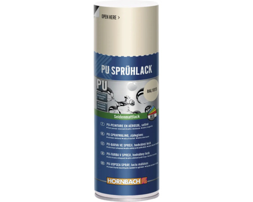 Peinture aérosol PU satinée