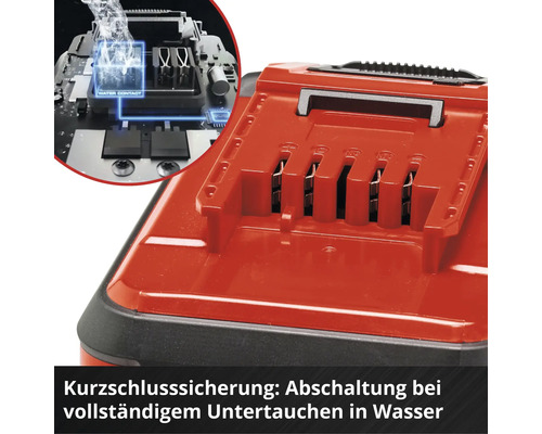 Protection de la batterie en cas d''immersion complète dans l''eau