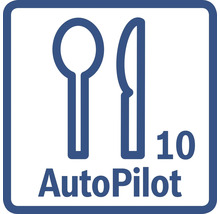Autopilot 10 Symbol für Geschirrspüler