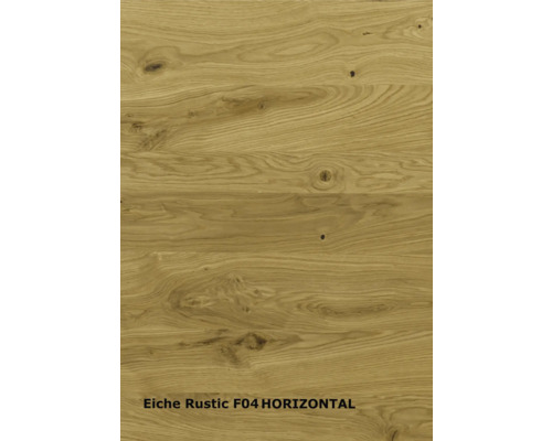 Rustikale Eichenholzplatte mit horizontaler Maserung
