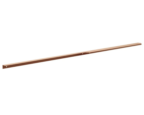 Lange Holzgriffleiste mit Bohrungen zur Montage