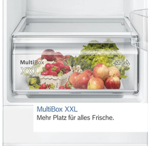 XXL MultiBox gefüllt mit Obst und Gemüse im Kühlschrank