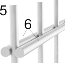 Doppelstabmatte Typ 6/5/6 251 x 123 cm feuerverzinkt