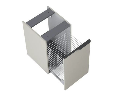 Küchenschrank mit Drahtkorbauszug