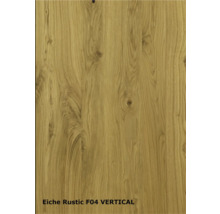 ZT Eiche Rustic Furnier Aufrecht 86x198,5 DIN Rechts MODERN 08 Glas Dunkelgrau