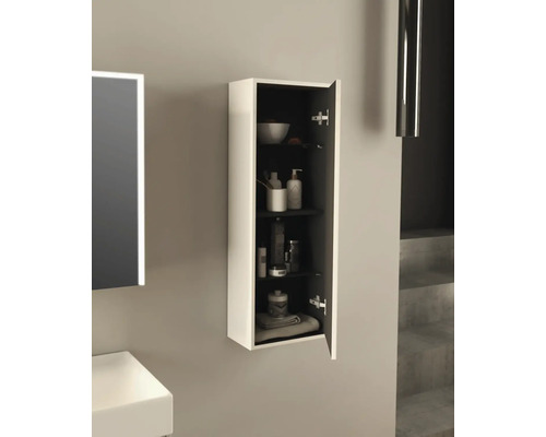 Armoire de salle de bain ouverte avec étagères pour ranger les accessoires de bain