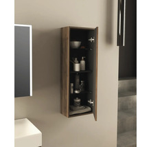 Armoire haute Jungborn NOVE lxhxp 35 x 100 x 20 cm couleur de façade noyer mat 55797