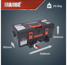 Treuil universel portable Warrior d''une dimension de 506 x 192 x 304 millimètres et d''un poids de 20,5 kilogrammes