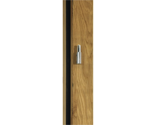 Ferrures de porte entièrement vitrée sur porte en bois