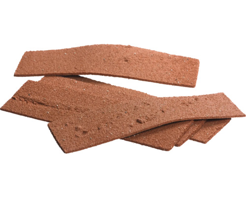 Ziegelriemchen aus Ton, zur Wandverkleidung