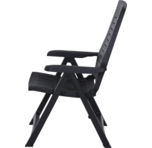 Chaise de jardin pliante en plastique