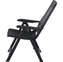 Chaise de jardin réglable en plastique