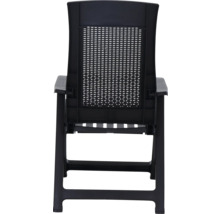 Chaise de jardin en plastique, vue arrière