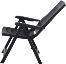 Fauteuil pliant réglable en plastique