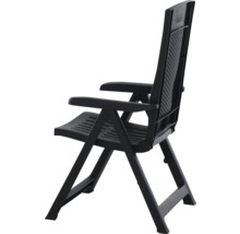 Chaise de jardin en plastique avec accoudoirs