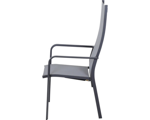 Gartensessel aus Metall mit Armlehnen