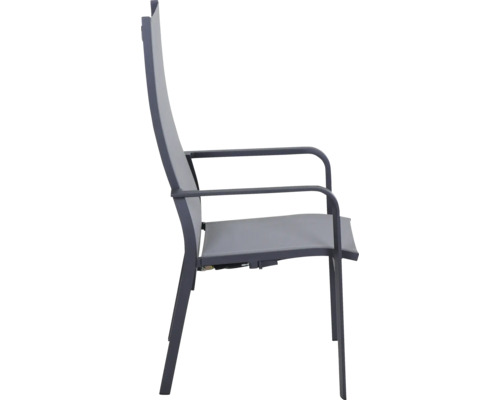 Gartenstuhl mit Armlehnen, Metallgestell