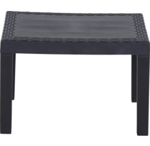 Table de jardin rectangulaire en plastique