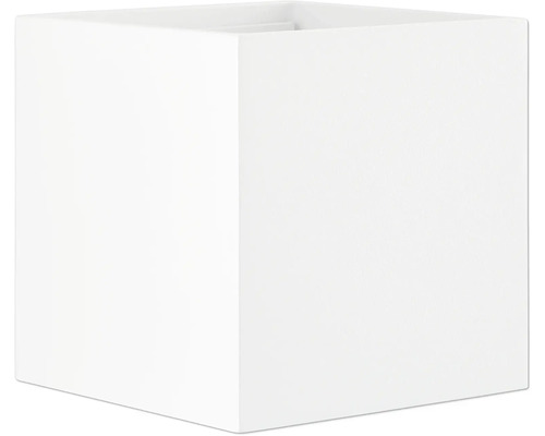 Boîte carrée en tissu blanc