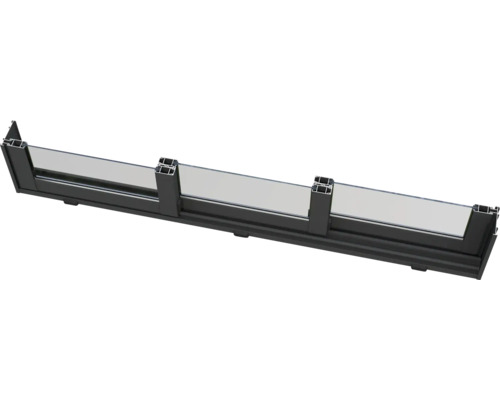 Balkongeländer aus Aluminium und Glas