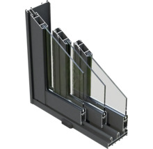 Abri de jardin Palmako Lea 14,2 m² porte coulissante verre de sécurité avec plancher 494 x 402 cm imprégné par immersion