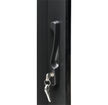 Abri de jardin Palmako Ines 13,7 m² porte coulissante verre isolant avec plancher 524 x 379 cm gris
