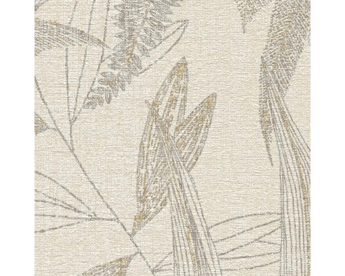 Nahaufnahme einer Tapete mit Pflanzenmuster