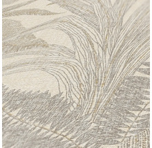 Vliestapete 39654-5 Stories of Life Farn Blätter beige-gold
