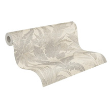 Vliestapete 39654-5 Stories of Life Farn Blätter beige-gold