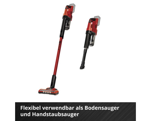 Aspirateur sans fil Einhell utilisable comme aspirateur balai et aspirateur à main