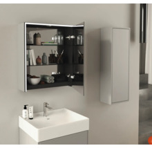 Jungborn Spiegelschrank QUATTRO SEDICI NOVE 60 x 20 x 70 cm grau 1-türig LED IP 44