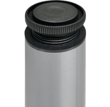 Tarrox Tischbein rund 87 cm Ø60 mm höhenverstellbar , silber