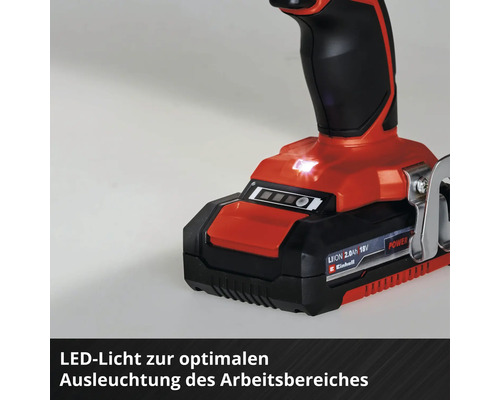 Einhell Akku-Bohrschrauber mit LED-Licht