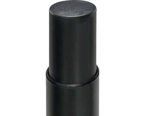 Schwarzer Metallpfosten